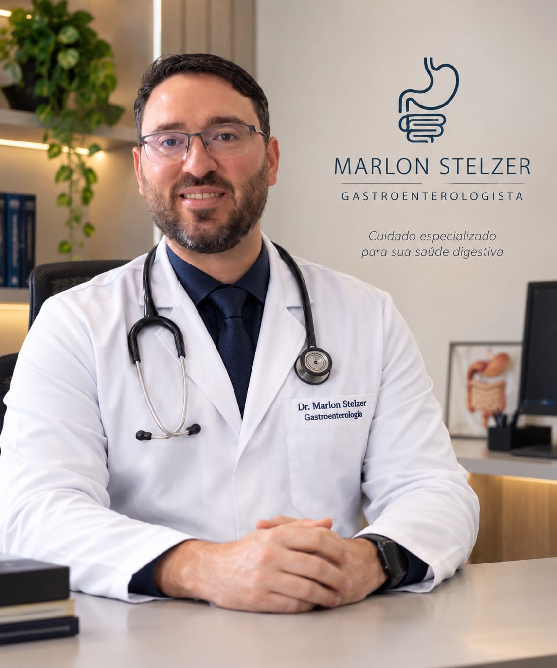 Dr. Marlon Stelzer Rossi, gastroenterologista